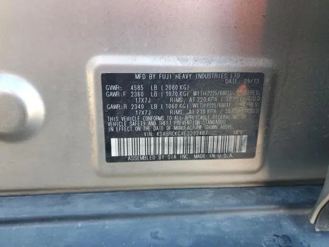 2014 SUBARU OUTBACK 2.5I LIMITED  