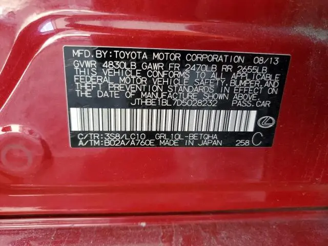 2013 LEXUS GS 350  
