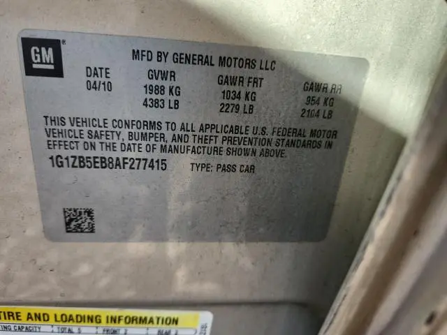 2010 CHEVROLET MALIBU LS  