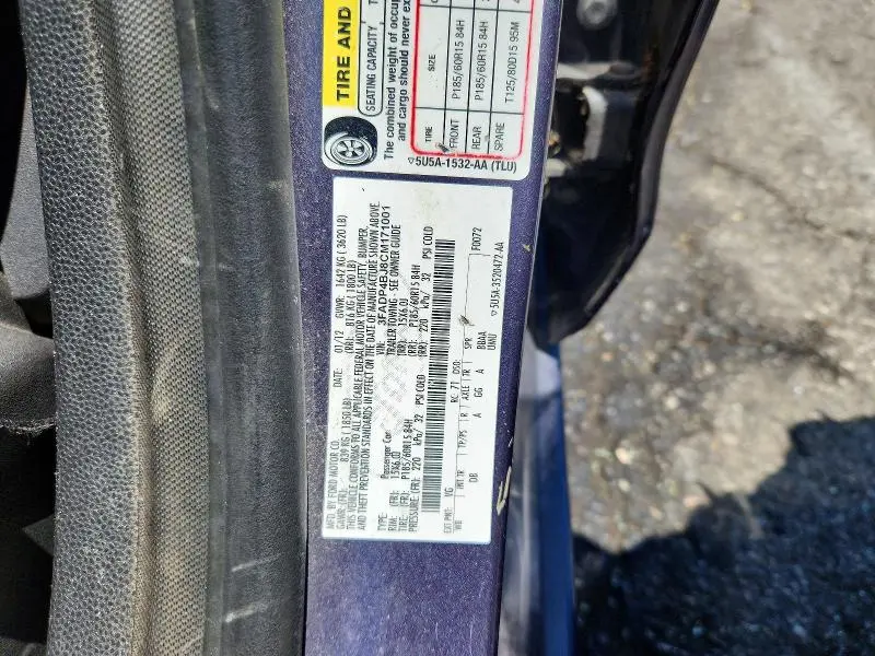 2012 FORD FIESTA SE  