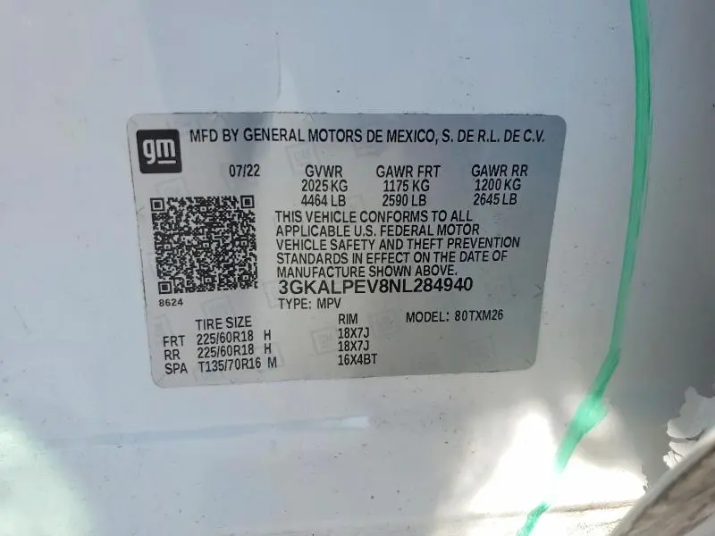 2022 GMC TERRAIN SLT  