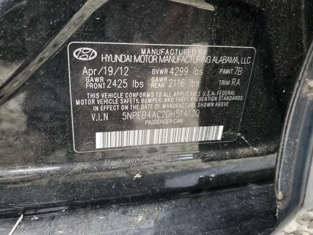 2013 HYUNDAI SONATA GLS  