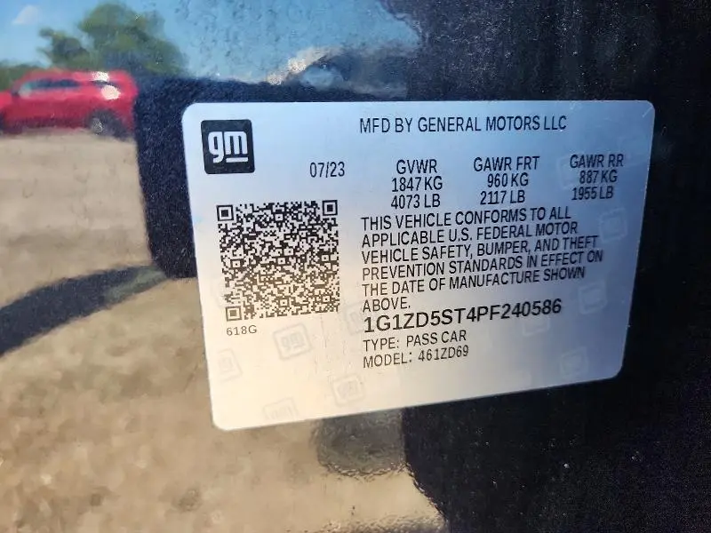 2023 CHEVROLET MALIBU LT (1LT)  