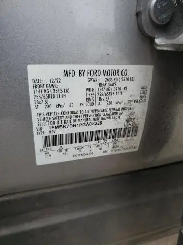 2023 FORD EXPLORER XLT  