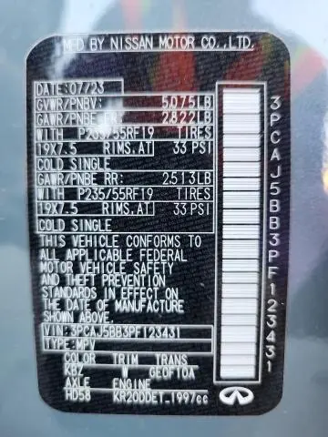 2023 INFINITI QX50 LUXE  