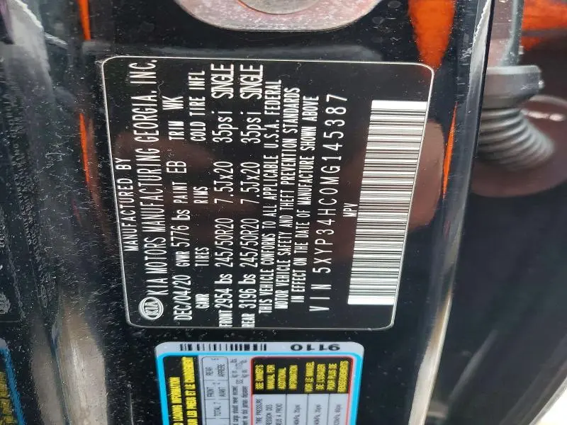 2021 KIA TELLURIDE EX  