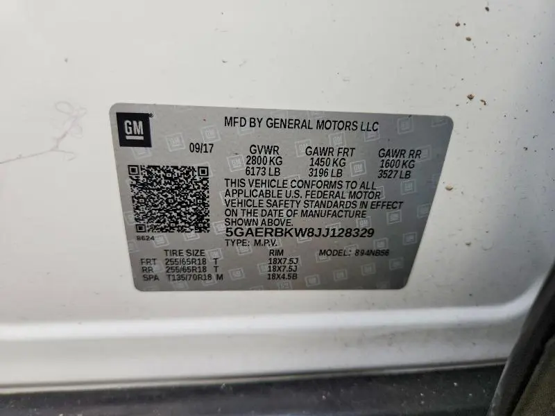 2018 BUICK ENCLAVE ESSENCE  