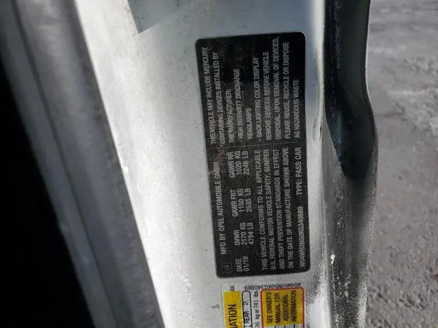 2019 BUICK CASCADA PREMIUM  