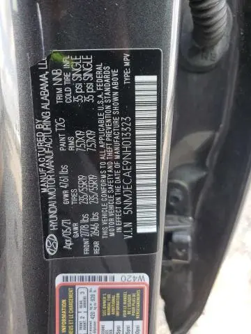 2022 HYUNDAI TUCSON LIMITED