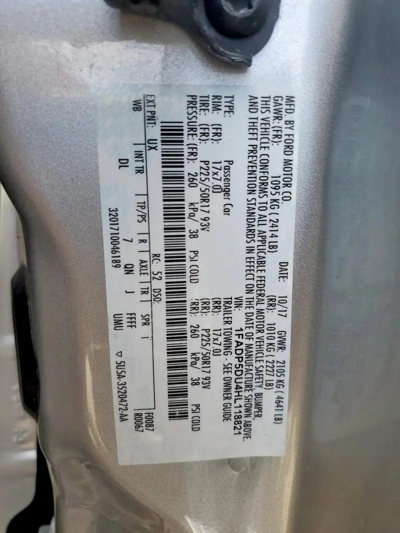 2017 FORD C-MAX TITANIUM  