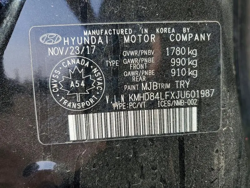 2018 HYUNDAI ELANTRA SEL  