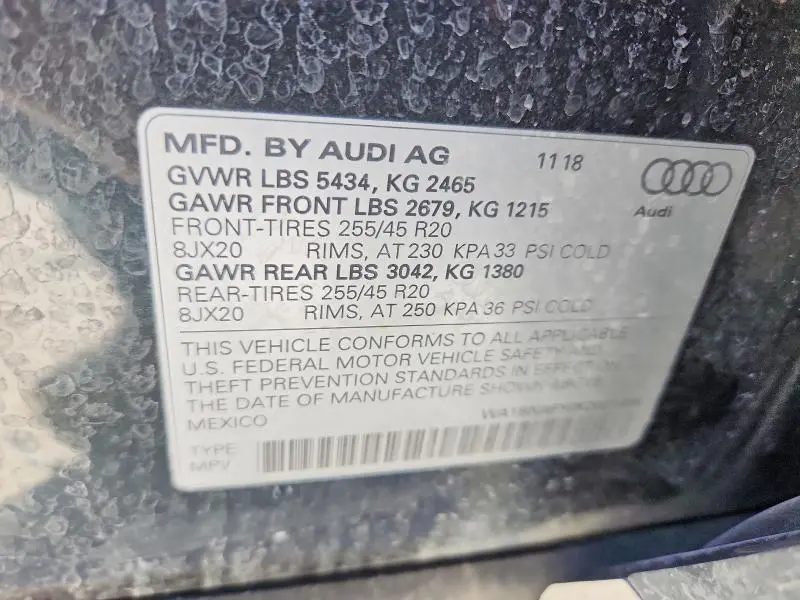2019 AUDI Q5 PREMIUM PLUS  