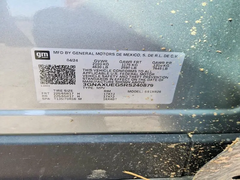 2024 CHEVROLET EQUINOX LT  