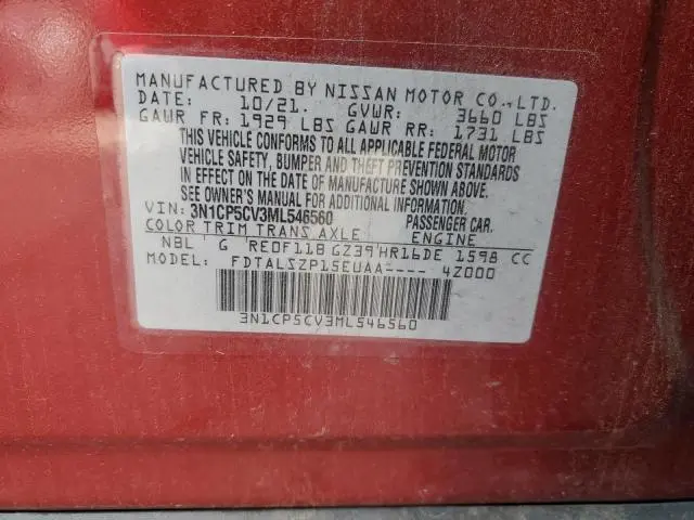 2021 NISSAN KICKS SV  