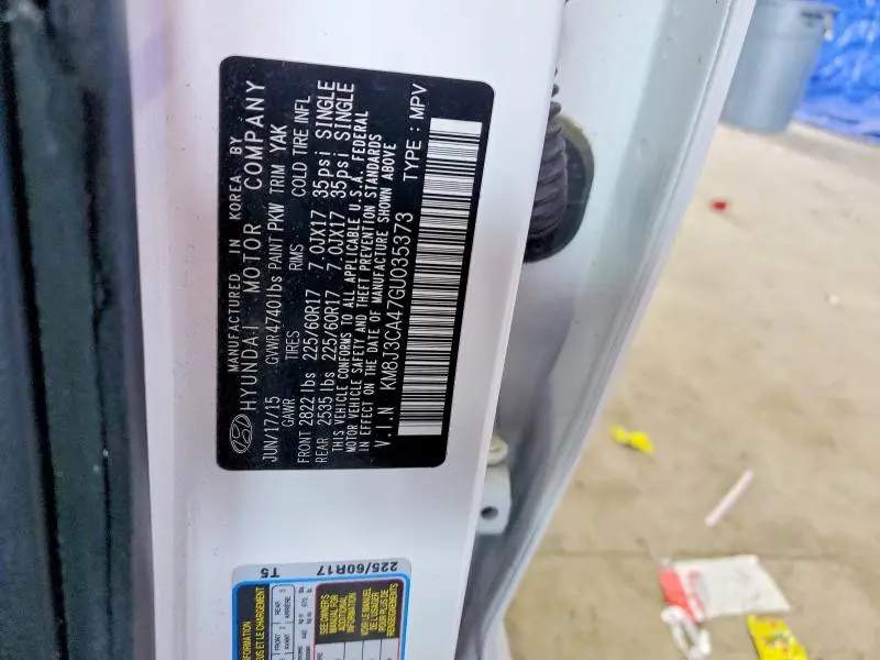 2016 HYUNDAI TUCSON LIMITED  