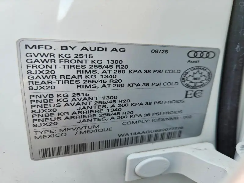 2025 AUDI Q5   