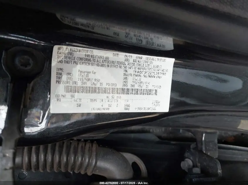 2013 FORD FOCUS SE