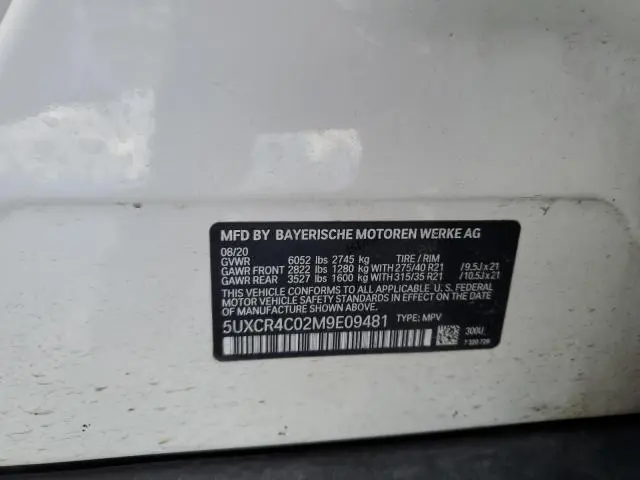 2021 BMW X5 SDRIVE 40I  