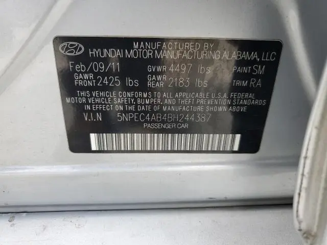 2011 HYUNDAI SONATA SE  