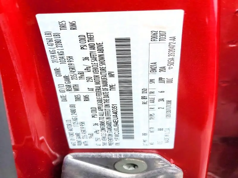 2014 FORD ESCAPE TITANIUM  