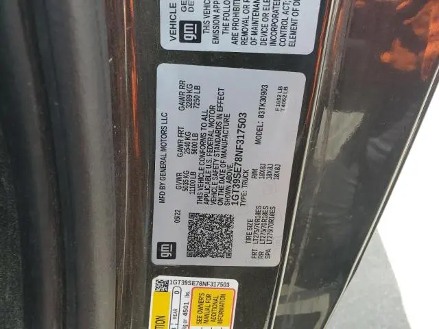 2022 GMC SIERRA K3500  