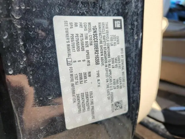 2014 CHEVROLET TAHOE C1500 LTZ  