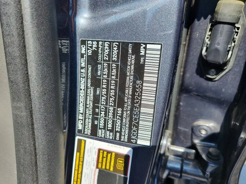 2014 MERCEDES-BENZ GL 450 4MATIC  