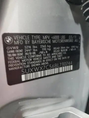 2011 BMW X3 XDRIVE35I  