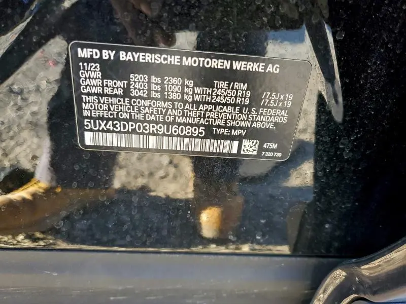 2024 BMW X3 SDRIVE30I  