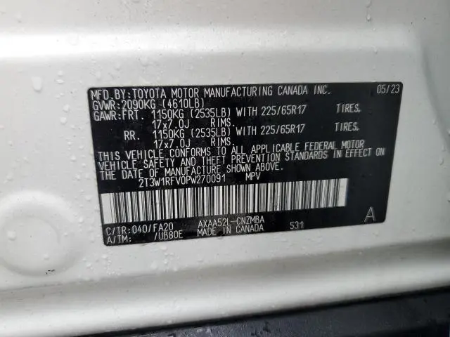 2023 TOYOTA RAV4 XLE