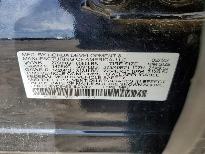 2022 ACURA MDX TYPE S  