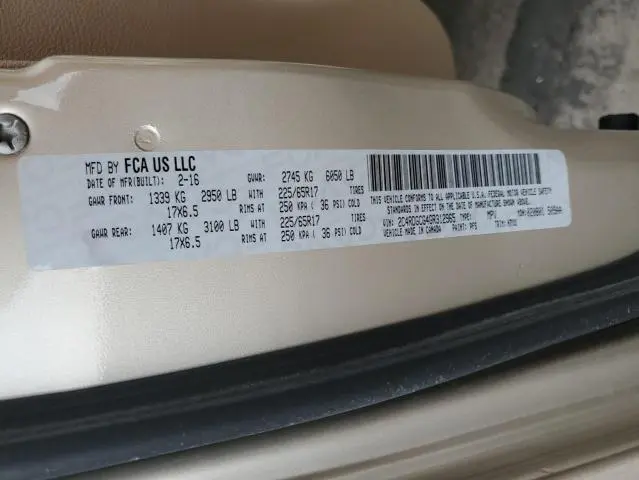 2016 DODGE GRAND CARAVAN SXT  