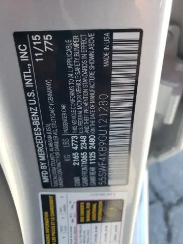 2016 MERCEDES-BENZ C 300 4MATIC  