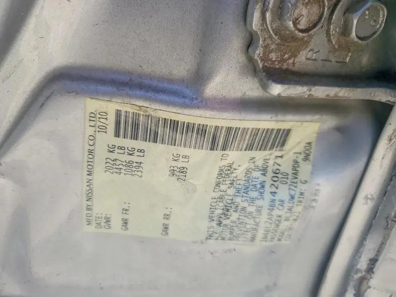 2011 NISSAN ALTIMA SR  