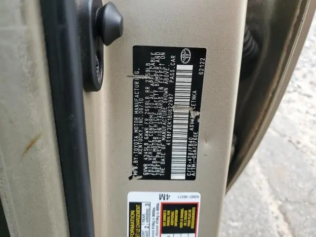 2011 TOYOTA CAMRY BASE  