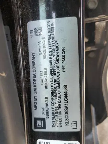 2020 CHEVROLET SPARK 1LT  