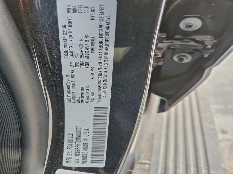 2021 RAM 1500 LIMITED  