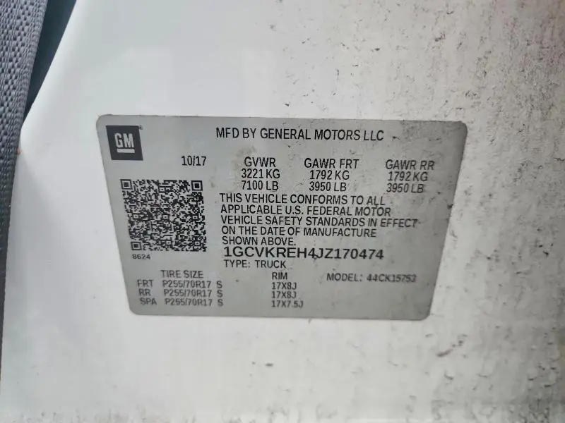 2018 CHEVROLET SILVERADO K1500 LT  