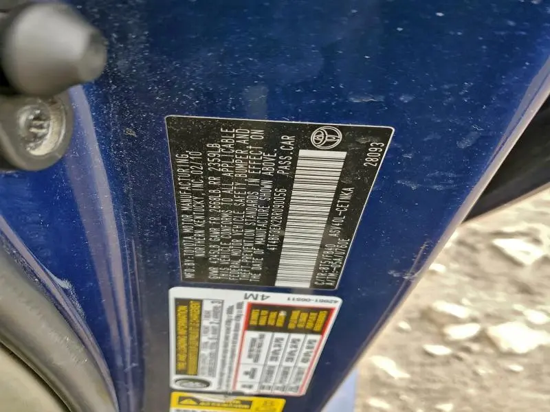 2011 TOYOTA CAMRY BASE  