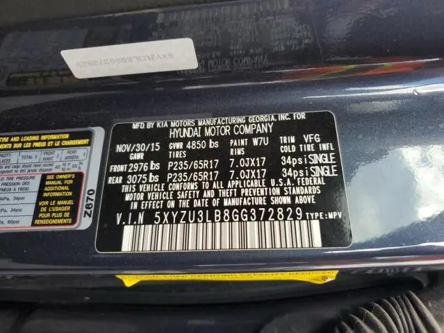 2016 HYUNDAI SANTA FE SPORT   