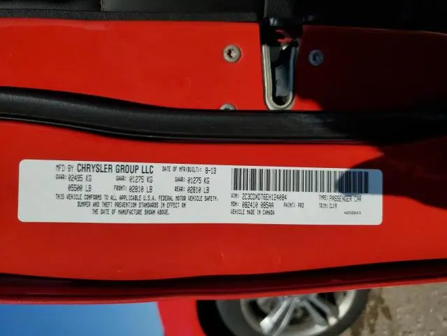 2014 DODGE CHARGER R/T  