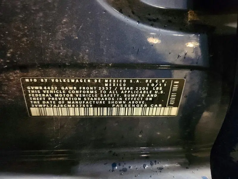 2012 VOLKSWAGEN JETTA TDI  