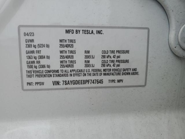 2023 TESLA MODEL Y 