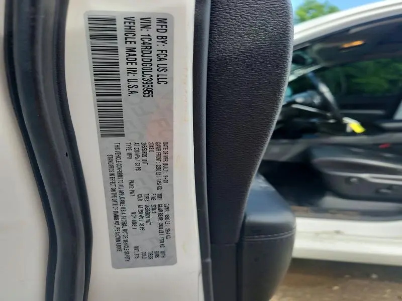 2020 DODGE DURANGO GT  