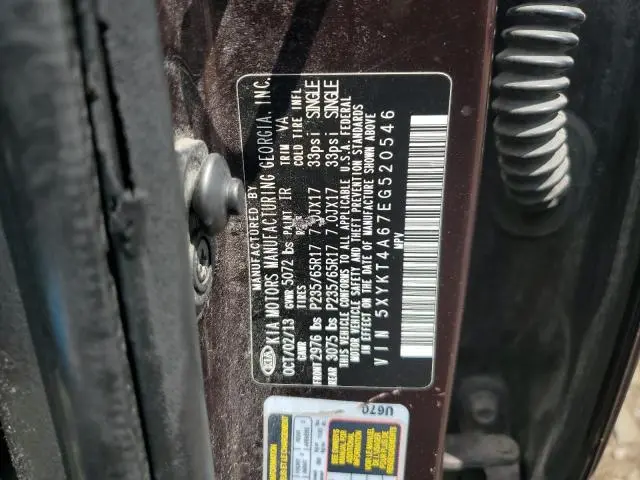 2014 KIA SORENTO LX  