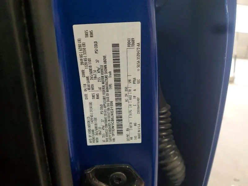 2018 FORD F150 SUPERCREW  
