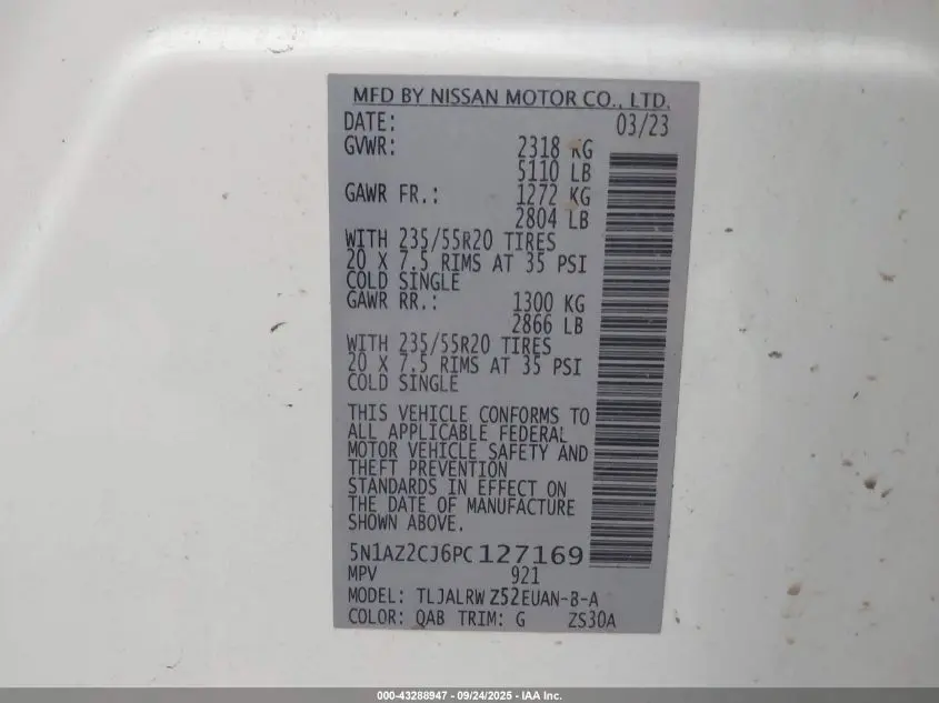 2023 NISSAN MURANO SL FWD