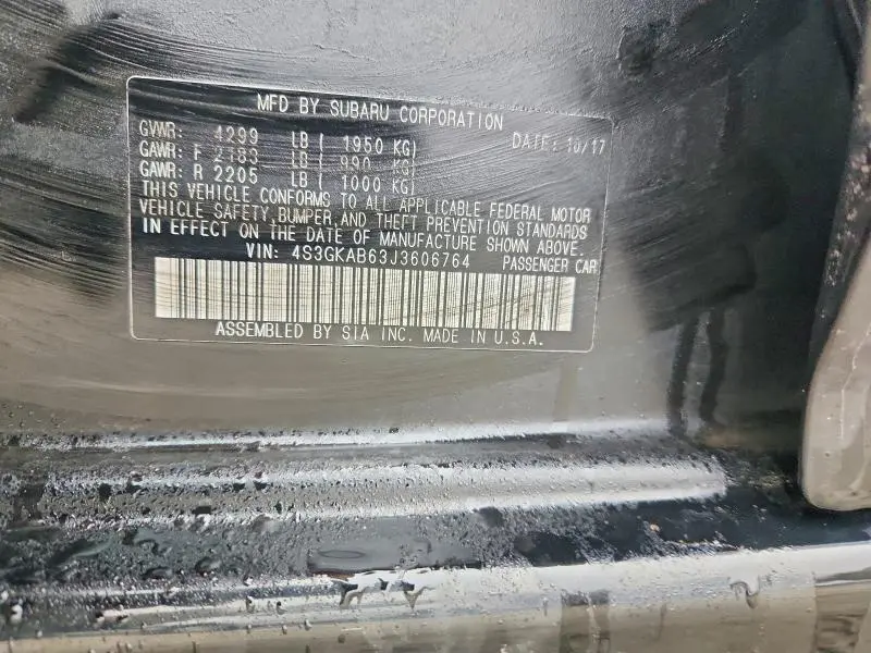 2018 SUBARU IMPREZA PREMIUM  