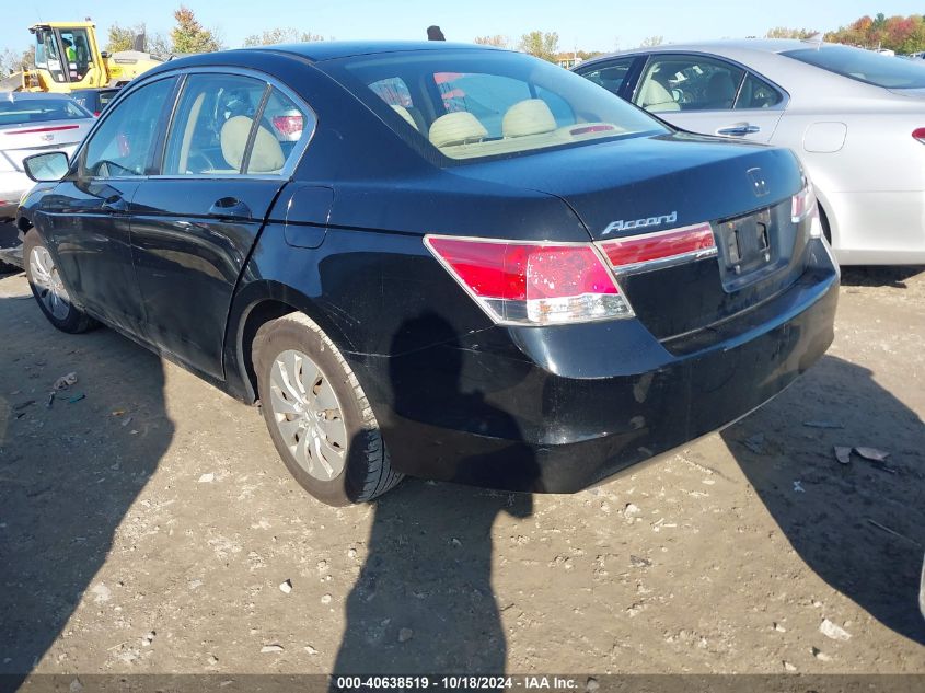 2012 HONDA ACCORD 2.4 LX