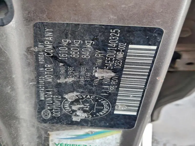 2013 HYUNDAI ACCENT GLS  